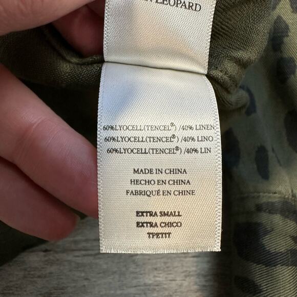 Rails Collins Green Leopard Jacket XS - Picture 9 of 11